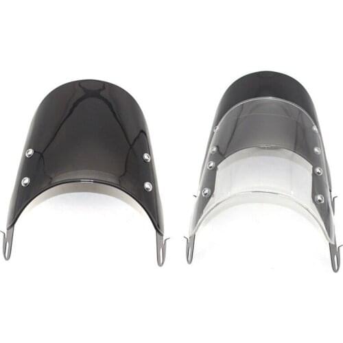 Motorcycle Windshield Airflow Adjustable Windscreen Wind Deflector for 5-7 Inch Headlights Universal Moto