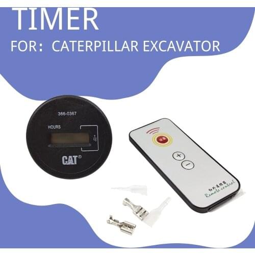 366-0367 For CATERPILLAR CAT E Excavator Time Remote Hour Meter With Control Timer Diesel Petrol Engine Excavator Spare Parts
