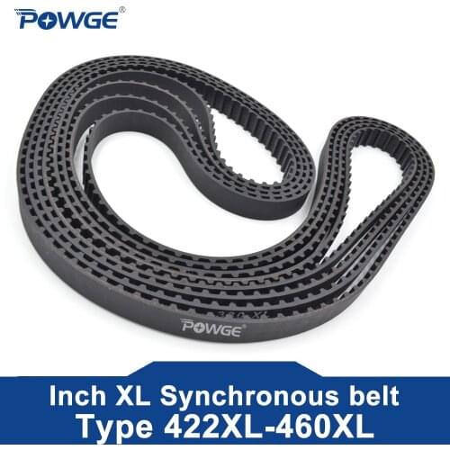 POWGE XL Timing belt 350/352/360/362/364 Width 025 037 Teeth 175 176 180 181 182 Synchronous Belt 350XL 352XL 360XL 362XL 364XL