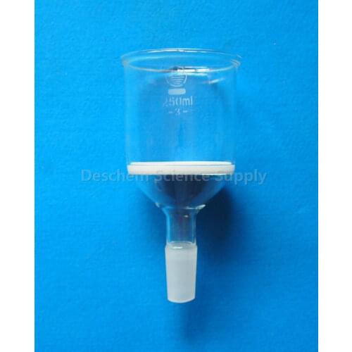 250ml,24/40,Glass Buchner Funnel,3# Coarse Filter,Ground Joint,Lab Glassware