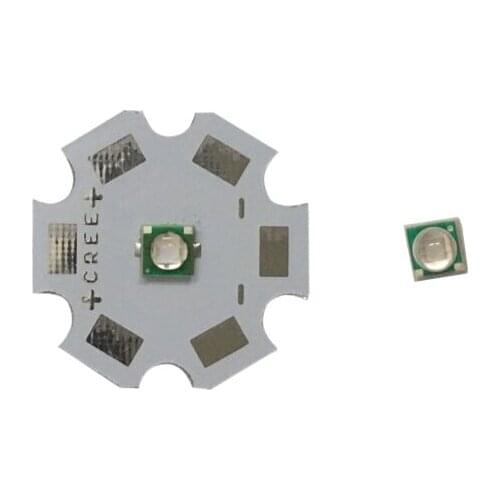EPILEDS UV 365nm in Cree 3535 packaging with 20mm / 16mm Star Base For Flash Light, Manicure, Fishing, Mask Fluores