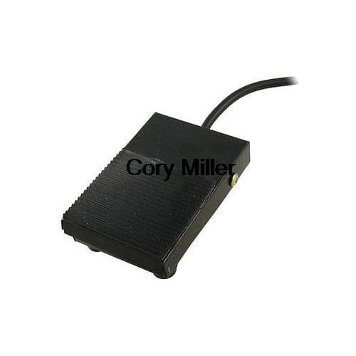TFS-1 AC 250V 10A Momentary Foot Pedal Switch w 9cm 3 Wired Cable