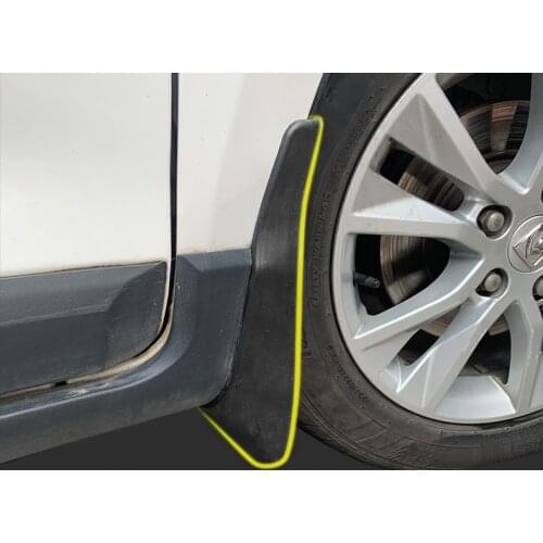 For Suzuki JIMNY 2012-2015 High quality Soft plastic car wheel fender mud guard anti mud protection car accessories