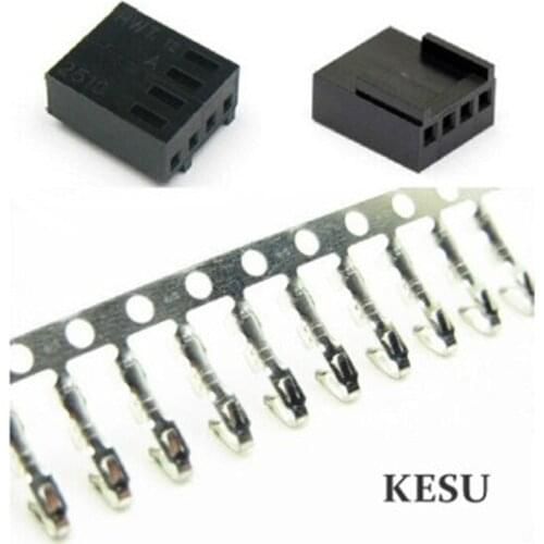 High quality 4 Pin 4pin PWM Fan Male connector with Female terminal Pins - Black