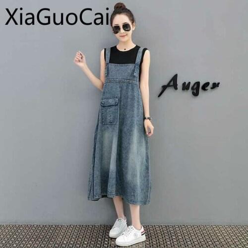 XiaGuoCai Fashion Denim Dresses