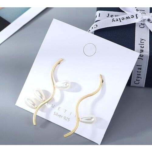 TONGKWOK Bohemia Exaggeration Dangle Earrings For Women Silk Thread Tassel Metal Long Chandelier Earrings #142320