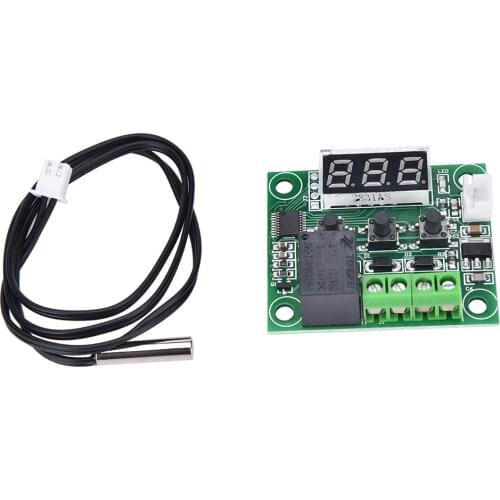 1Set DC 12V Digital LED Thermostat Mini Thermostat Temperature Control Switch Module XH-W1209 Digital
