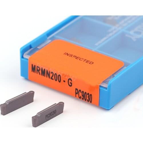10PCS MRMN200 G PC9030 MRMN300 MRMN400 M PC9030 Original Carbide Inserts Lathe CNC Cutter Tool MRMN Parting and grooving tools