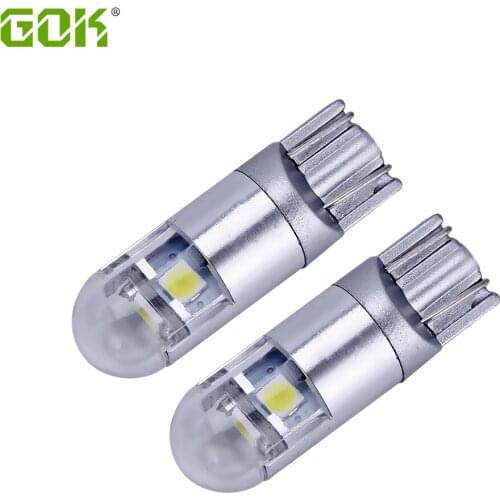 10pcs T10 LED Bulbs White 168 501 W5W LED Lamp T10 Wedge 3smd led 3030 Interior Lights 12V - 24V 6000K For auto car Motorcycle