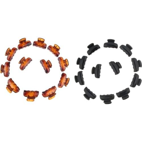 24Pcs Womens Girls No Slip Hair Grip Secure Claw Styling Clips Plastic Strong Durable Comfortable Hold Beauty Accessory