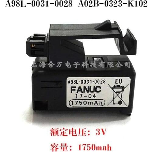5PCS A98L-0031-0028 A02B-0323-K102 3v 1750mAH PLC Battery Batteries
