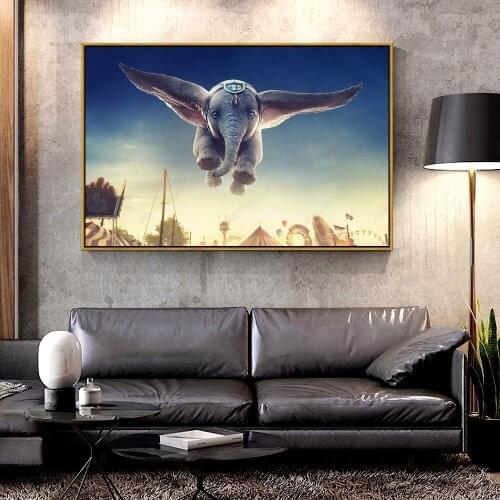 Artcozy Oil Canvas Painting dumbo_For Home Decoration Wall Art