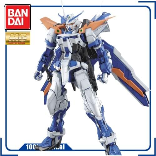 BANDAI MG 1/100 Astray BLUE 2ND GUNDAM Assembling Model Action Toy Figures Childrens Gifts