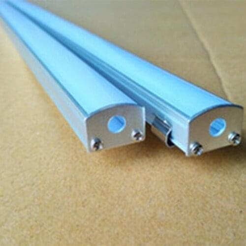 Free Shipping Small size surface mounted indoor aluminum extrusion profile for led strip light 2m/pcs 100m/lot