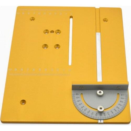 Circular Mini Table Saw Panel Circular Saw Table Pedal DIY Woodworking Machines Mat with Scale