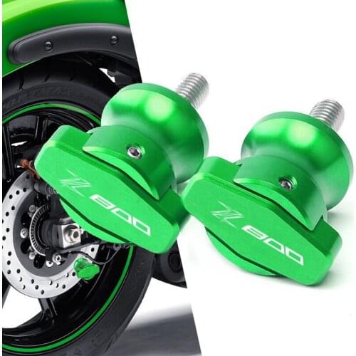 For KAWASAKI Z800 Z 800 2013 2014 2015 2016 Motorcycle Accessories CNC Aluminum Swingarm Spools stand screws Slider 8MM