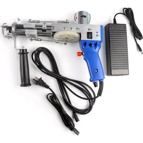 Electric carpet weaving gun, needle punching machine, carpet lawn loop flocking knitting tools, Power 70W Speed ​​2400rpm