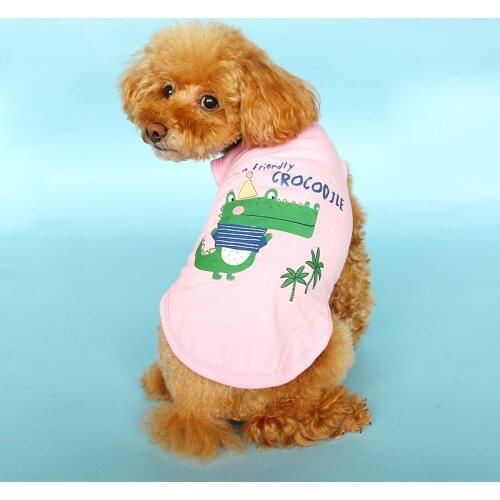 2020 Spring Summer Pet Dog Clothes T-shirt Cute Cool Vest Print Clothing Vest Dog Shirt Chihuahua Costume For Small Dog Product