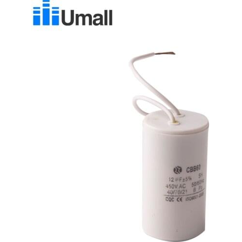 CBB60 450V 12uf running capacitor ac motor two wires