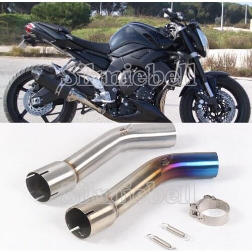 FZ1000 Motorcycle Modification Exhaust muffler Escape Moto Middle Link Pipe slip on For Yamaha YZF FZ1 Fazer FZ1N Fz1S 2006-2015