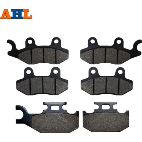 AHL Motorcycle Front and Rear Brake Pads for Yamaha YFM 700R YFM700R Raptor YFM 700 2006-2015 YXR450 Rhino YXR 660 2004-2009
