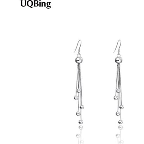 Plata 925 Sterling Silver Jewelry Earrings Tassel Earrings Pendientes Brincos brincos de prata Fashion Jewelry