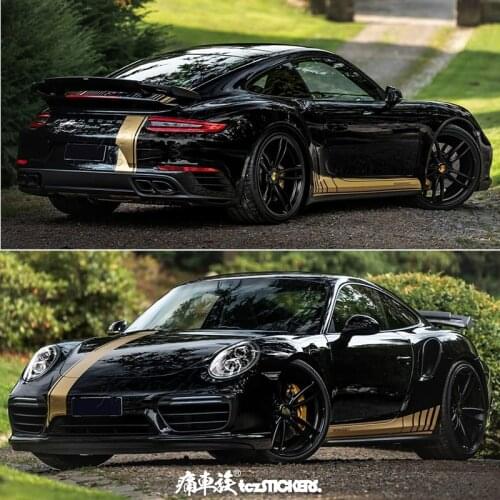 FOR Porsche 911 car stickers body modification fashion racing special decal accessories