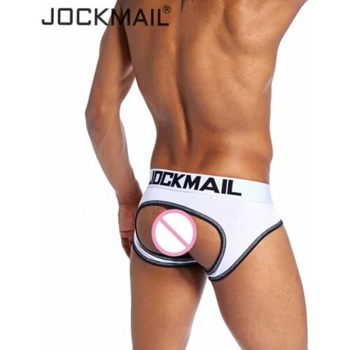 JOCKMAIL Brand Sexy Men Underwear Briefs Cueca Gay Penis Pouch Wonderjock Male Panties Cotton Underpants Men Briefs Slip shorts