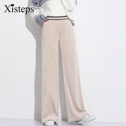 XISTEPS Women's Corduroy Trousers