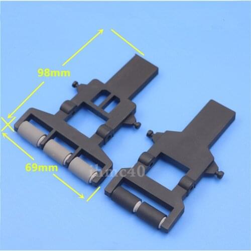 Pinch roller assy for inkjet printer Allwin Myjet Konica 512 head Xuli sovent printer rubber pinch roller holder roller bracket
