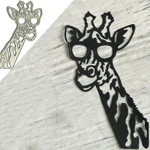 Giraffe 2021 New Arrival Animal Metal Cutting Dies Embossing Scrapbooking Stencil Craft Cut Dies For DIY Card Handmade