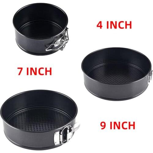Non-Stick Cake Pan 7inch 9inch Pressure Cooker Instant Pot Cheesecake Baking Cake Pan Leakproof Cake Pan Mould Springfoam