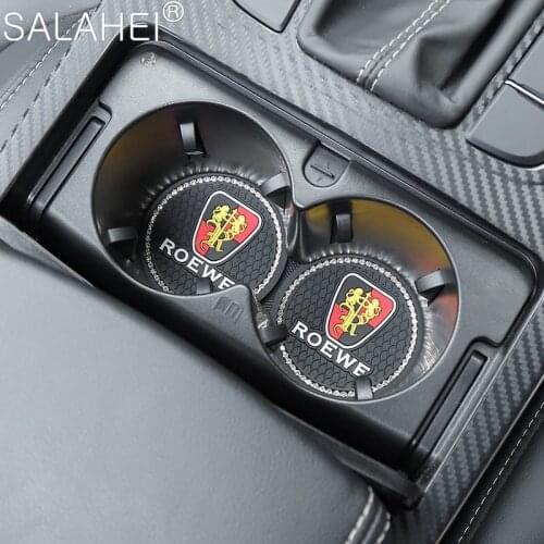 Car Diamond Water Coasters Cup Bottle Holder Storage Mat For Roewe RX5 i6 i5 RX3 RX8 ERX5 Anti-slip Pad Interior Accessories