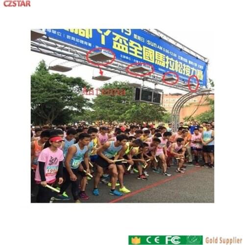 Long range 1-15meters Impinj R2000 UHF RFID fixed reader work with panel antenna for Marathon bike swim race timing system chip