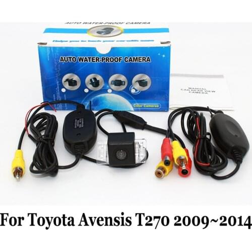 Rear View Camera For Toyota Avensis T270 2009~2014 / RCA AUX Wire Or Wireless Camera / HD Night Vision Car Parking Camera