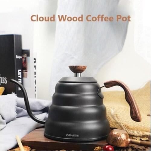 Stainless Steel Coffee Kettle With Temperature Swan Neck Drip Kettle Coffee Tea Pot Suitable Stovetop Home Office Cafetera