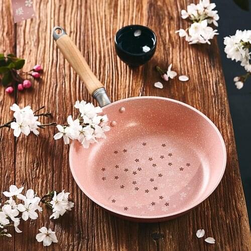 Cooking Round Gas Stove Non Stick Safe Frying Egg Wheat Rice Pan Household Cookware Kitchen Universal Easy To Clean Professional