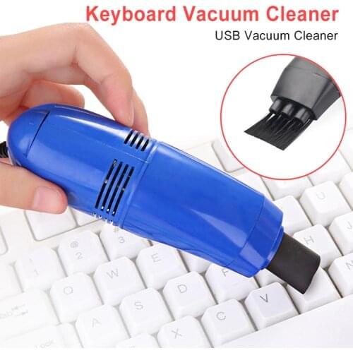 HOT SALES！！！New Arrival Mini Vacuum USB Keyboard Brush Cleaning Tool Dust Cleaner for PC Laptop Computer Wholesale Dropshipping