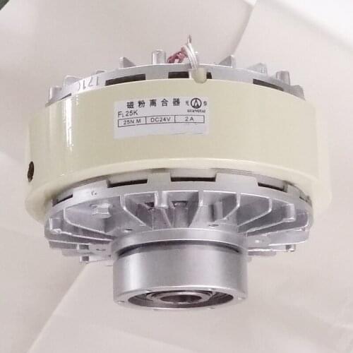 Magnetic Powder Clutch FL06k FL15K FL25K FL50K Tension Motor Magnetic Brake Hole