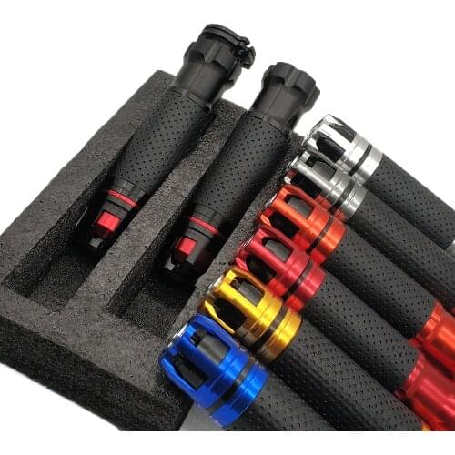 Motorcycle Anti-Skid Handle ends handlebars Racing hand grips CNC 22mm 7/8" For Gas Gas EC300 TC125 TE125 gasgas ec 250