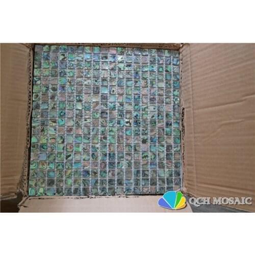 New zealand abalone paua shell mother of pearl mosaic tile for kitchen backsplash and bathroom 5 square feet/lot natural color