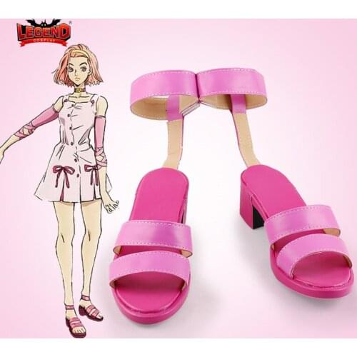 Cosplaylegend Anime JOJO JoJos Bizarre Adventure Sugimoto Reimi Cosplay shoes Custom made shoes boots