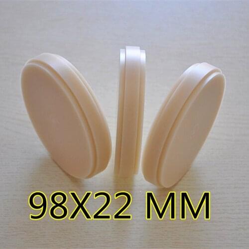 Wholesalers 50 Pieces OD98*22 MM Dental Material PMMA Blocks Wieland CADCAM Milling System Dental PMMA Disc To Denture Mold