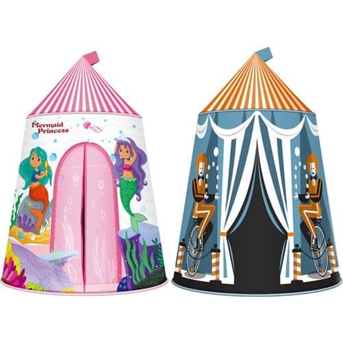 Outdoor Toy Kid Play Tents Castle Play Portable Foldable Tipi Prince Folding Tent Children Indoor Cubby Play Tent Kids Gifts