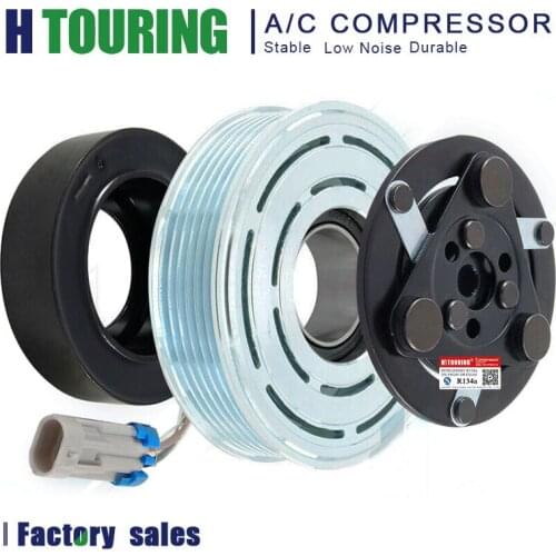 SD6V12 Auto AC Compressor & Clutch for Fiat Punto Qubo Opel Astra Punto Peugeot Alfa 51803075 71792267 13106850 4706817 6854055