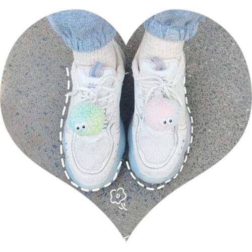 Shoelaces button DIY Hairball Rose Pearl rhinestone Daisy butterfly five-pointed star European and American shoes accessories