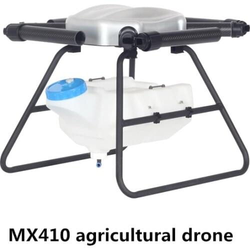 MX410 agricultural brushless water pump spray system drone frame parts Four-axis 10KG 10L with X8 power system kit
