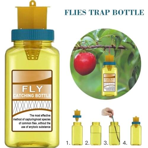 Outdoor Indoor Fruit Flies Catcher Trap Bottle Pest Control for Home Farm Orchard Fly Catching Non-Toxic Tool