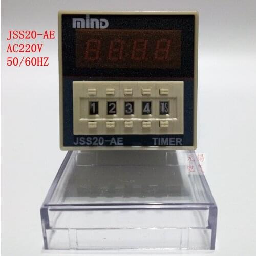 High quality MIND JSS20-AE JSS20-AF JSS20 digital time relay AC220 DC24V digital display time relay