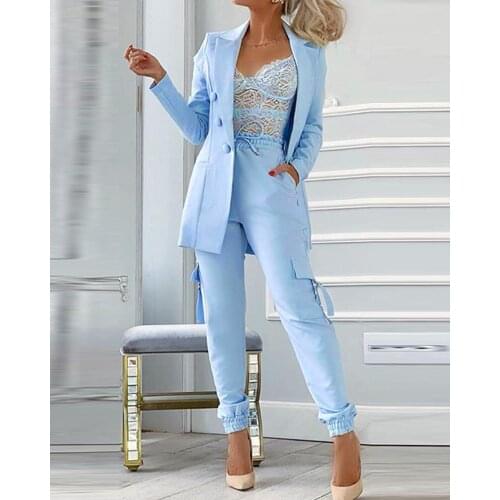 XIKUO Women's Blue Jackets